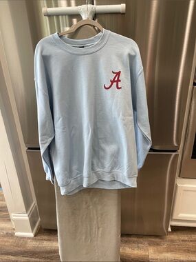 University of Alabama Light Blue Crewneck Sweatshirt